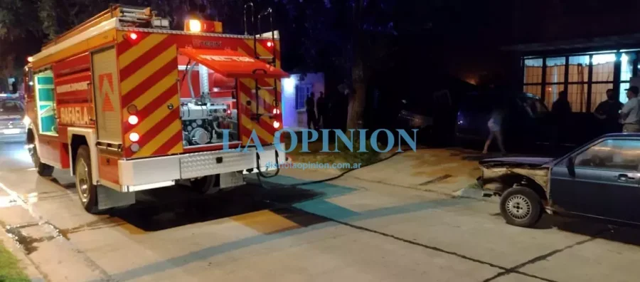 INCENDIO DE CALEFON.  Se registr&oacute; en esta vivienda, y el fuego fue sofocado.