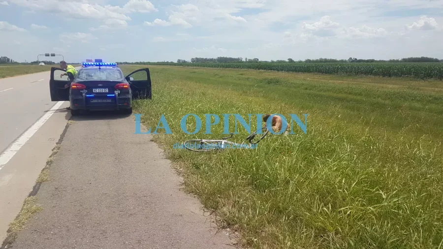 LUGAR DEL ACCIDENTE.  Ruta nacional 19, jurisdicci&oacute;n de Josefina.
