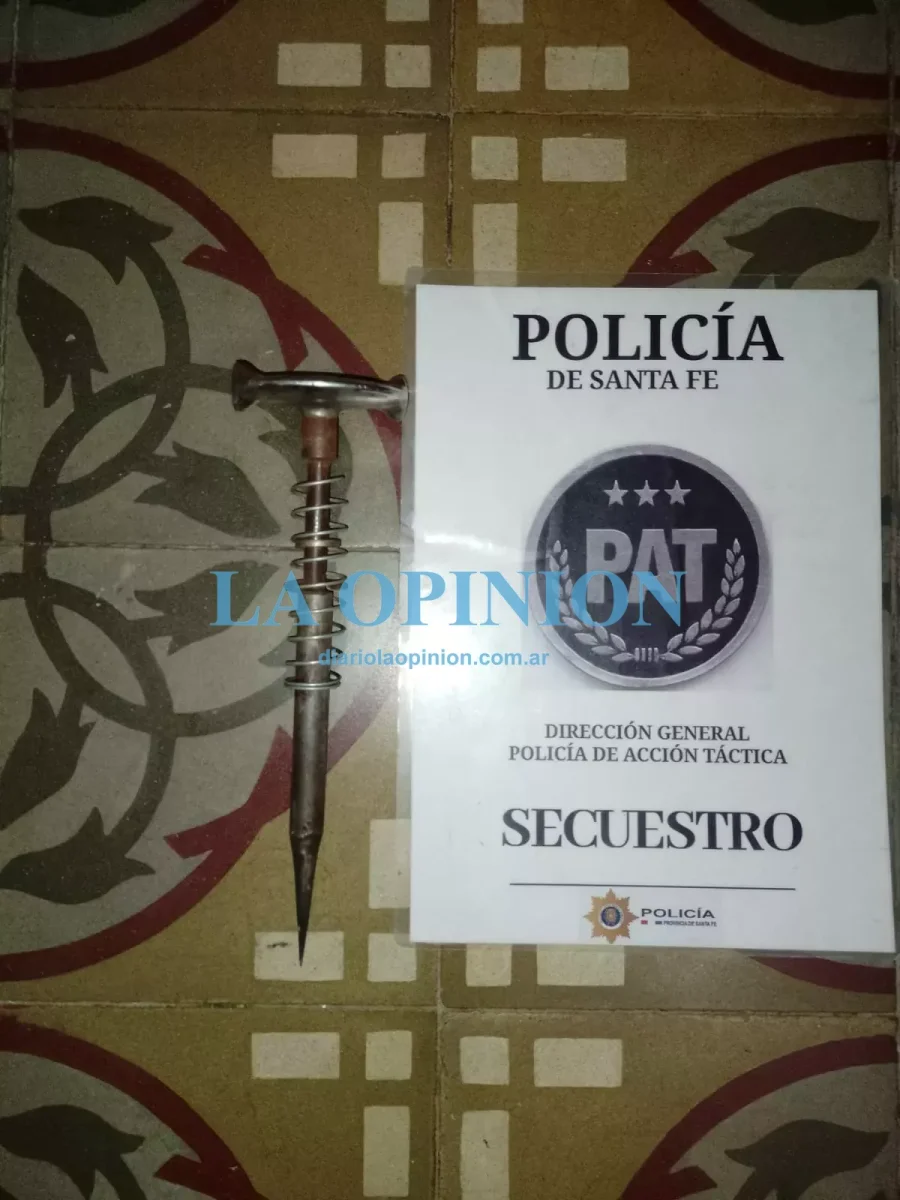 SECUESTRADO. Elemento sustra&iacute;do tras una pelea entre menores.