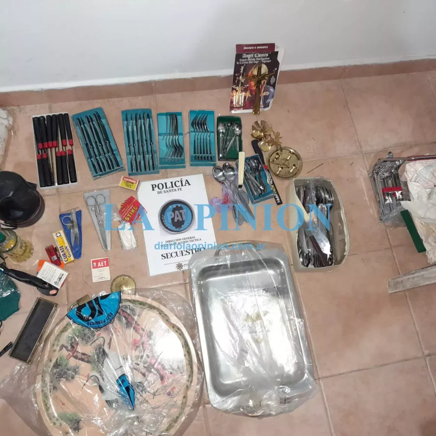 LO SECUESTRADO.  Se investiga la procedencia.