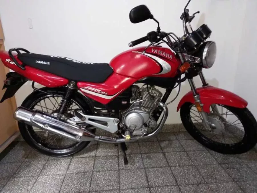 IMAGEN ARCHIVO. SE LLEVARON PARTES.  Una moto similar fue desmantelada.