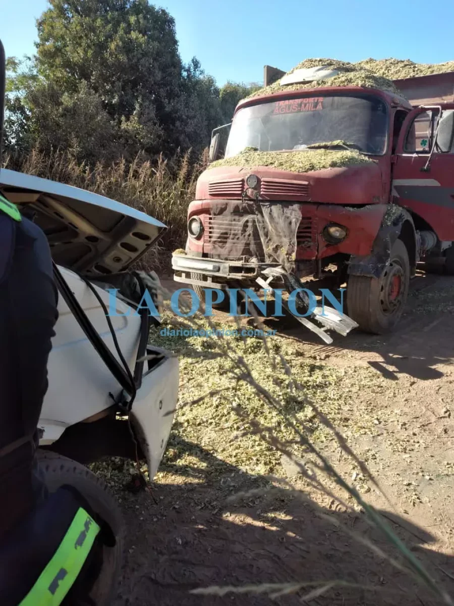 LUGAR DEL ACCIDENTE. Lo observado tras el choque.