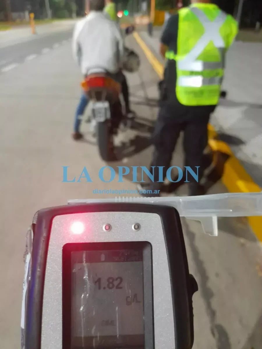 PROCEDIMIENTO.  Resultado del test de alcoholemia.