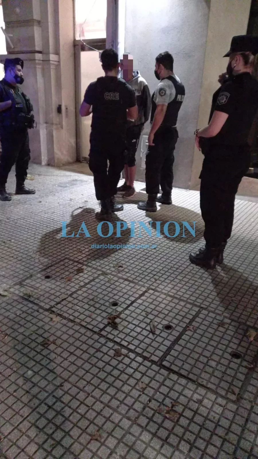 DETENIDO. Hab&iacute;a tratado de cometer un robo.
