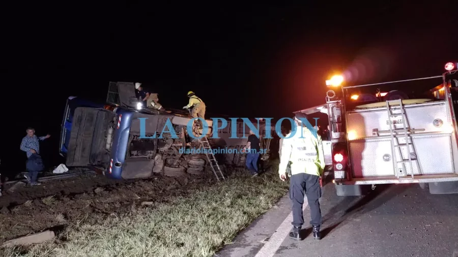 LUGAR DEL ACCIDENTE.  En la ruta 34, jurisdicci&oacute;n de Ang&eacute;lica.