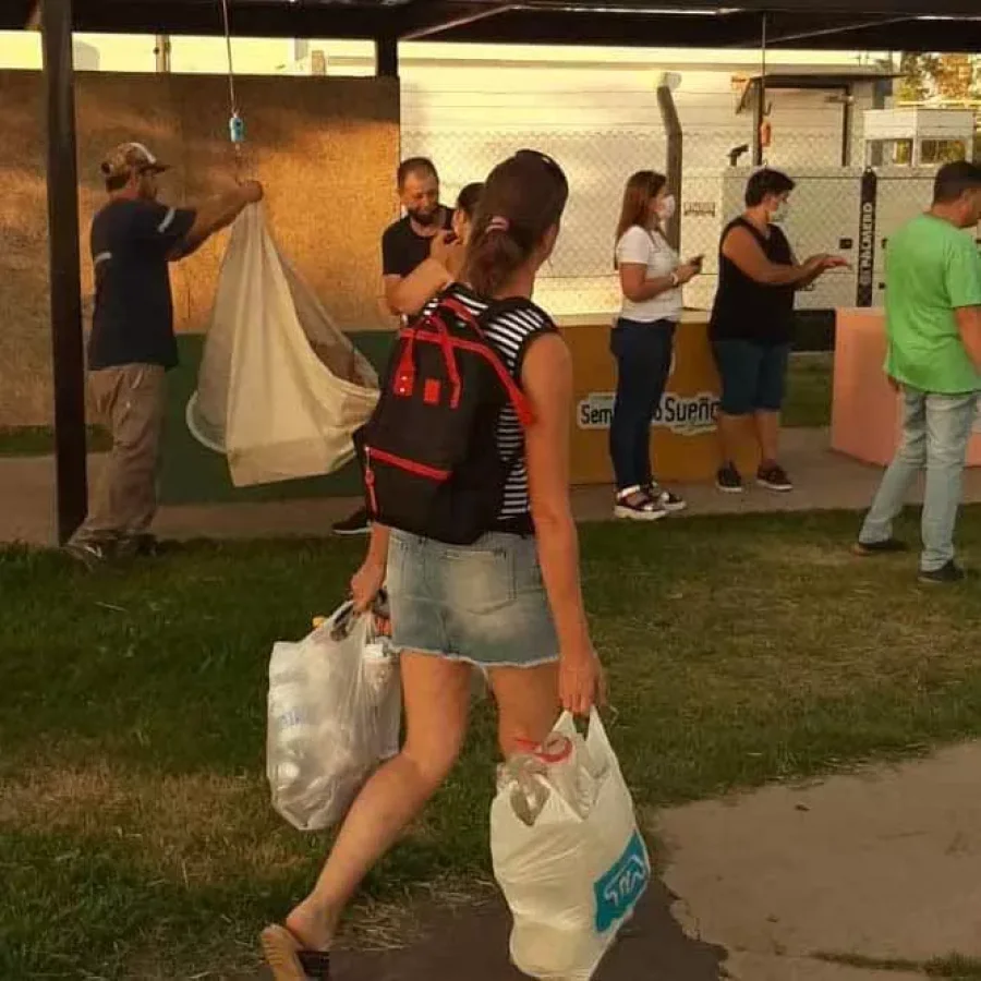 FOTO COMUNICACI&Oacute;N//
FERIA ECO CANJE. El encuentro cont&oacute; con gran concurrencia.
