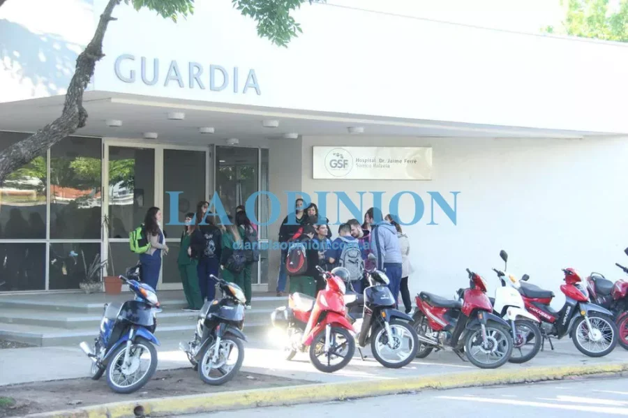 IMAGEN ARCHIVO. GUARDIA DEL HOSPITAL. Aqu&iacute; ingres&oacute; una beba, y poco despu&eacute;s se inform&oacute; su deceso.