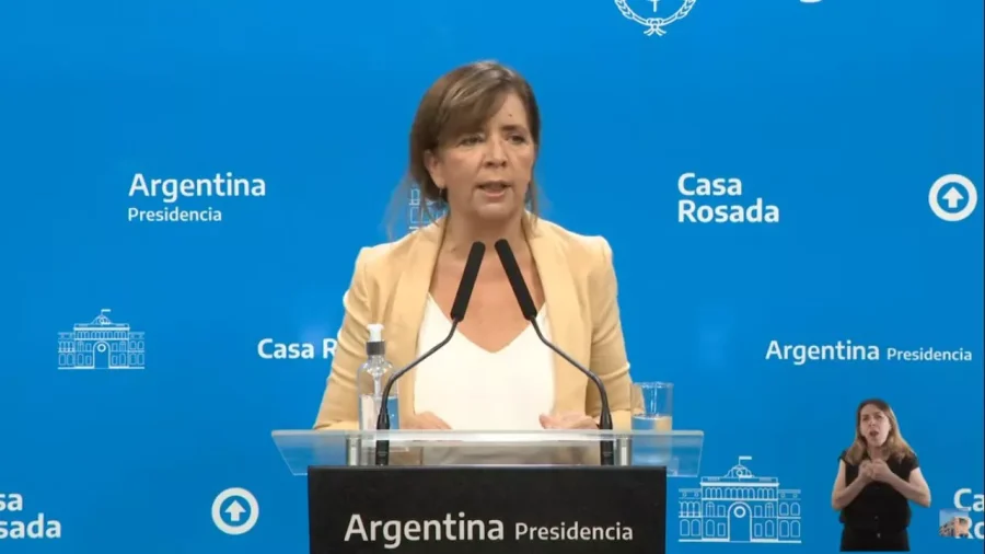 IMAGEN INTERNET. GABRIELA CERRUTI. Portavoz presidencial.