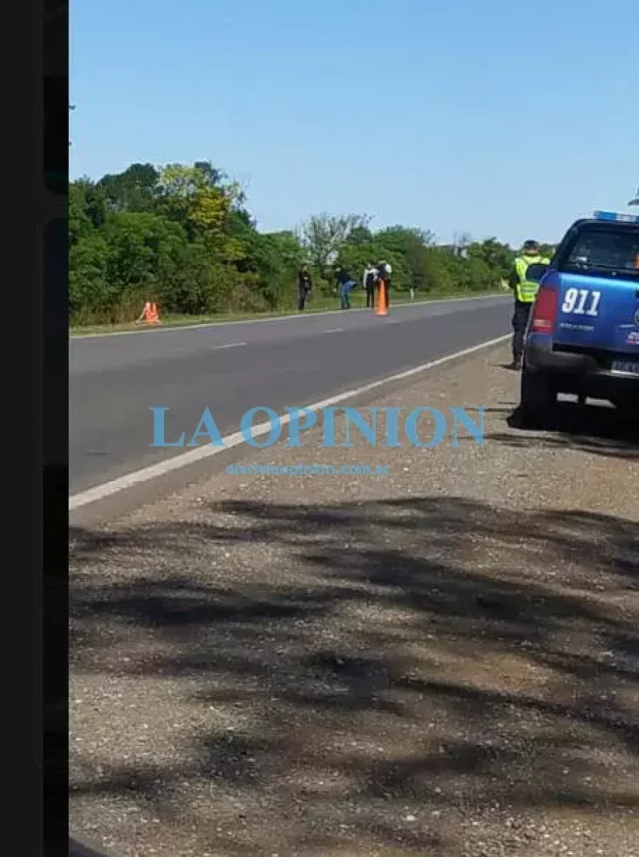 ESCENARIO.  Lo observado esta ma&ntilde;ana, en la ruta nacional 34.