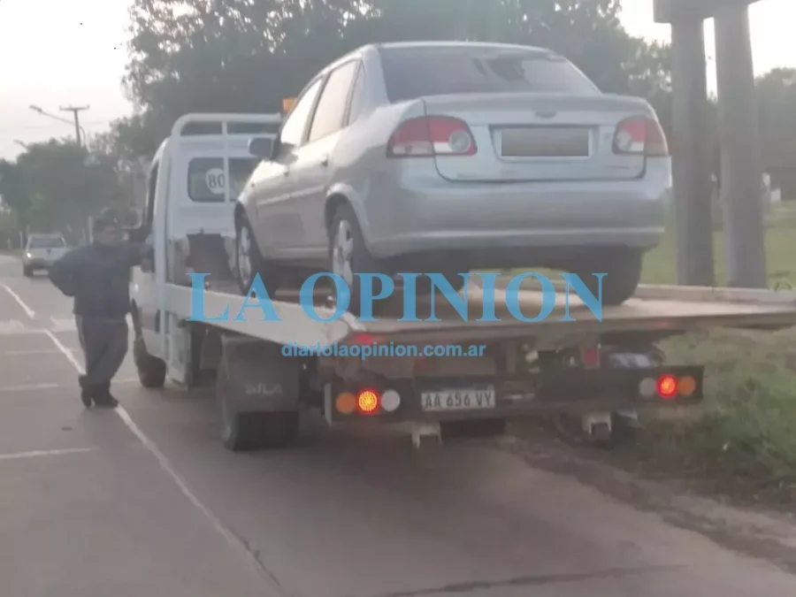 RETENIDO.  Su conductor manejaba en estado de ebriedad.