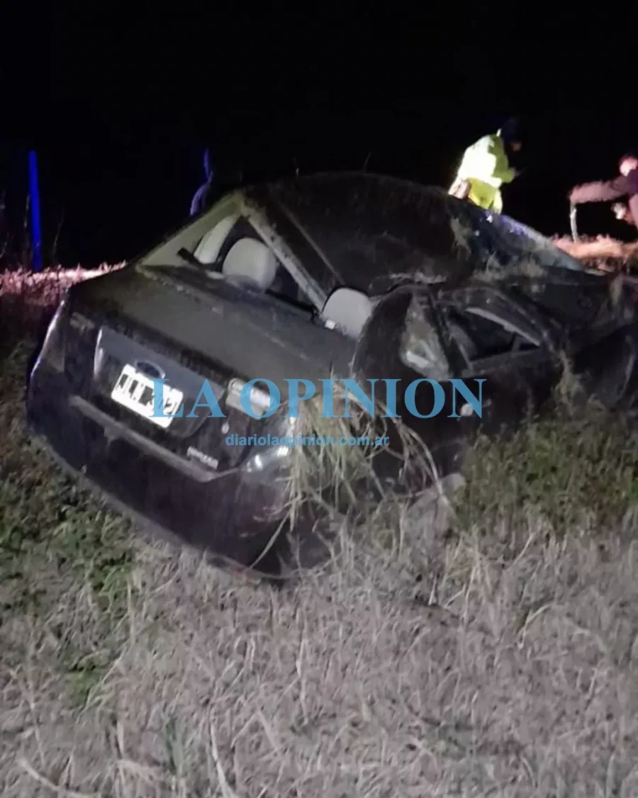 ESTADO. As&iacute; qued&oacute; uno de los autos accidentados a la madrugada.