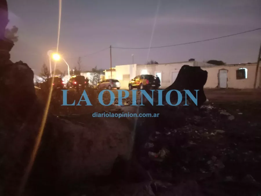 PROCEDIMIENTO. Hoy, en un sector de la ciudad de Frontera.