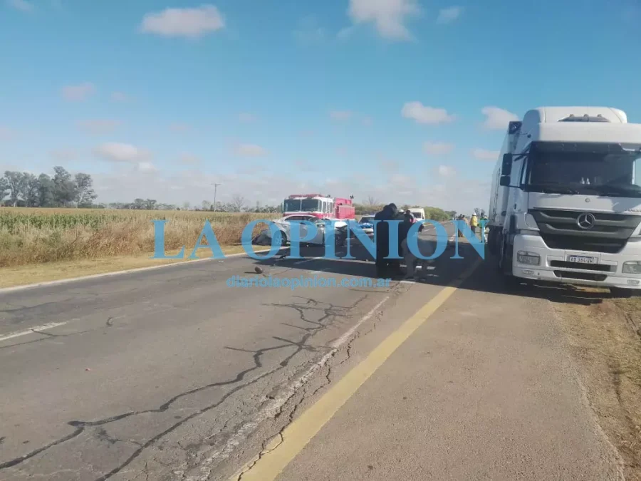 LUGAR DE LA TRAGEDIA .Lo observado a pco de ocurrir un siniestro vial.