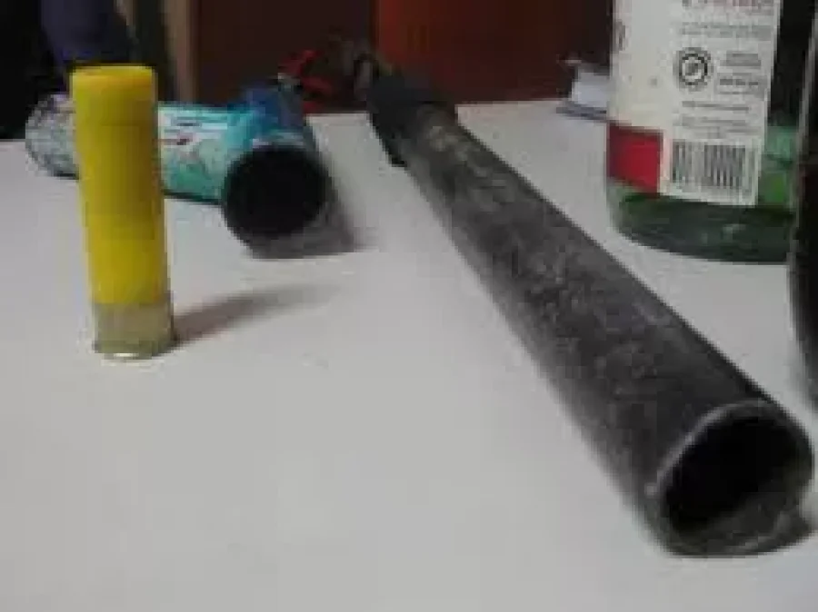 IMAGEN ARCHIVO. "TUMBERA". Un arma de este tipo. fue usada en un hecho con dos versiones.