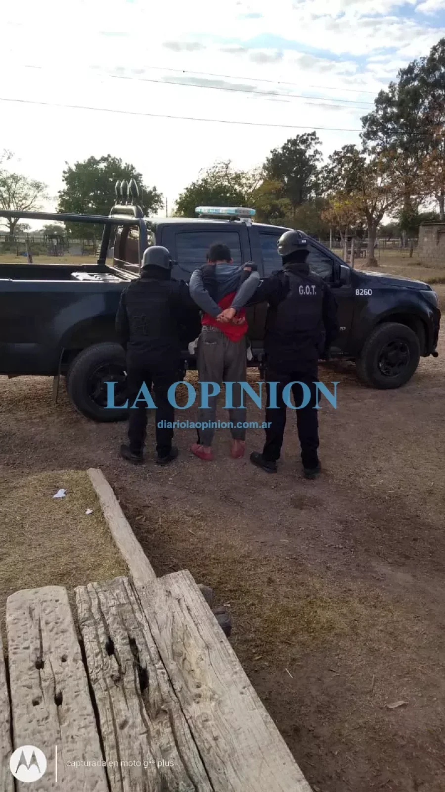 DETENIDO.  Se lo buscaba por un abuso sexual calificado.