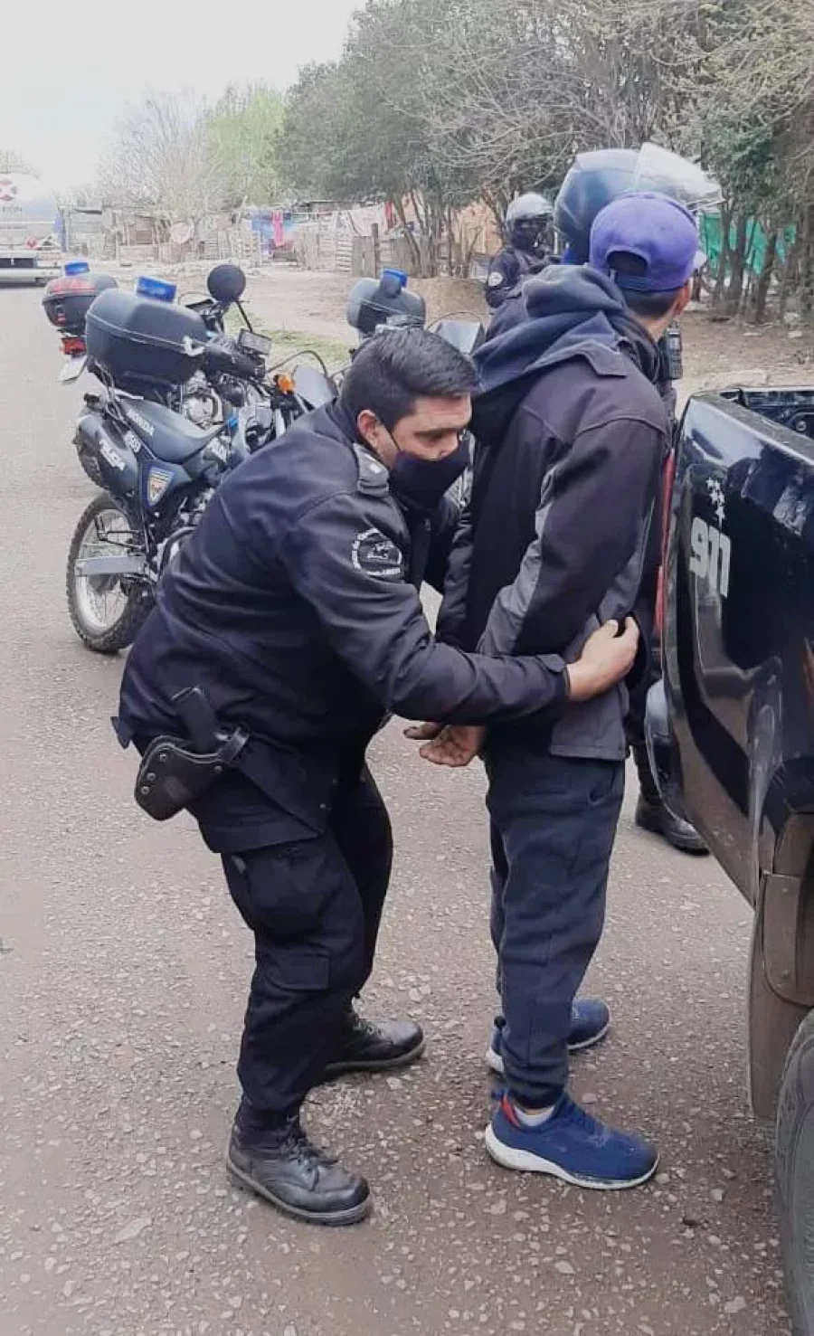 IMAGEN ARCHIVO. DETENCION. Un joven tostadense, fue capturado en nuestra ciudad.