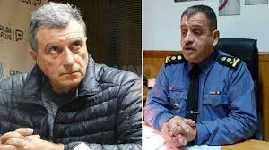 IMAGEN INTERNET. JEFE DE POLICIA.  Miguel Angel Oliva (a la derecha)  fue designado ayer.