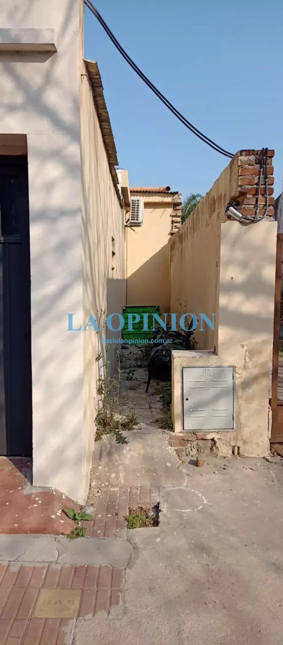 DETENCION.  Se produjo en este lugar, donde se hab&iacute;a escondido.