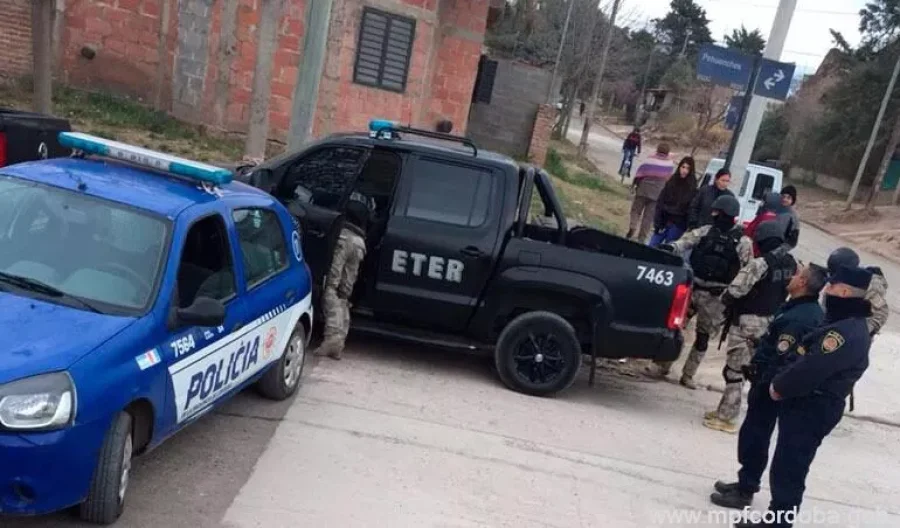 IMAGEN INTERNET. ALLANAMIENTOS.  Uno de los realizados hoy.