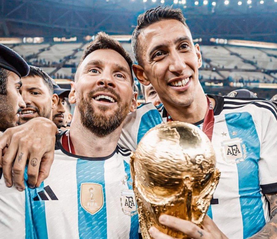 BOMBAZO. / Messi y Di Mar&iacute;a podr&iacute;an ser compa&ntilde;eros