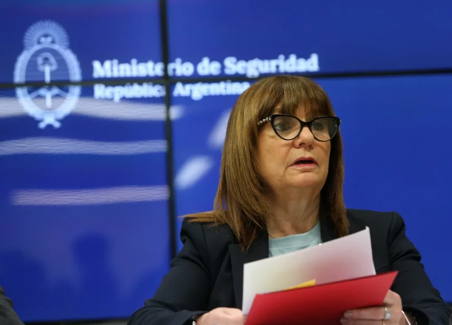 La ministra de Seguridad, Patricia Bullrich.