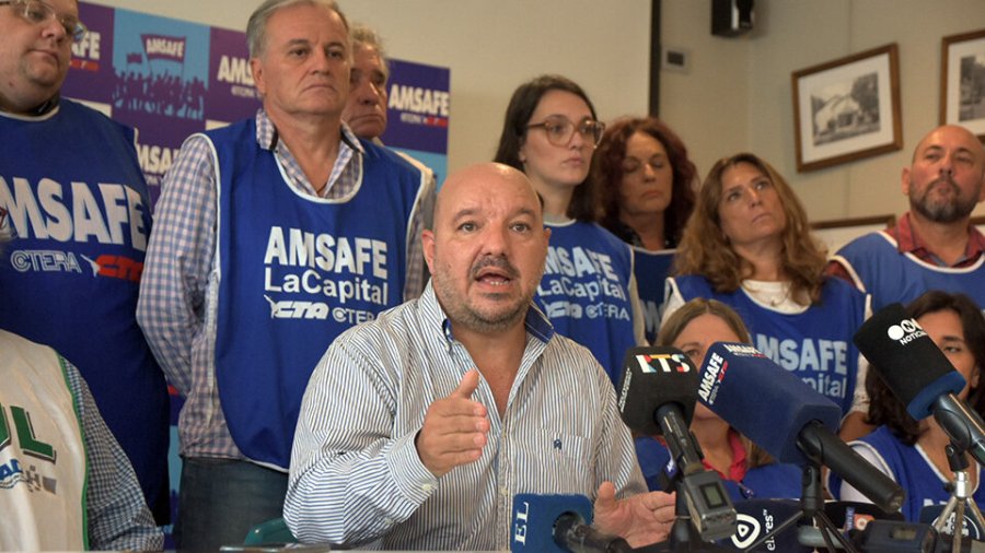 ESCALA EL CONFLICTO. AMSAFE habl&oacute; de "extorsiones"