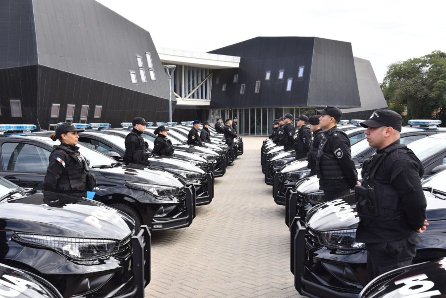 Los nuevos m&oacute;viles de la Polic&iacute;a de Santa Fe ya circulan en Rosario.