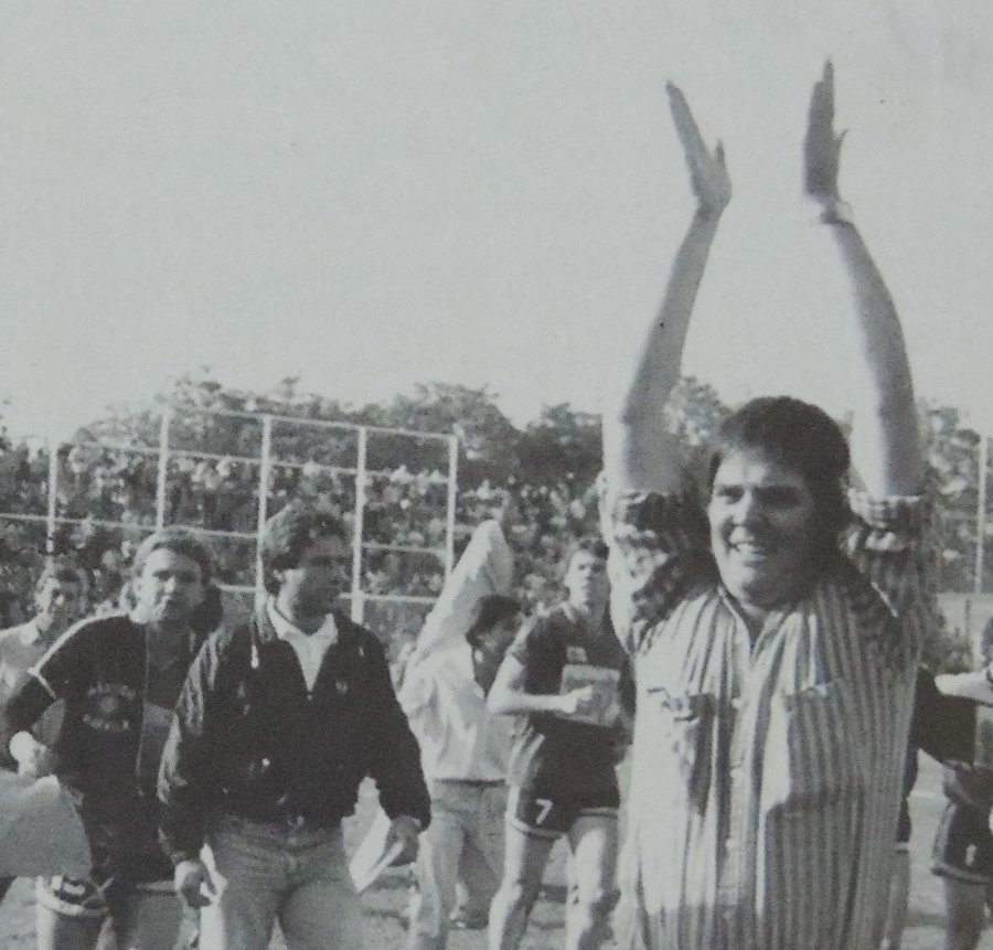 Carlos Volta, en tiempos dorados del f&uacute;tbol de Atl&eacute;tico.
