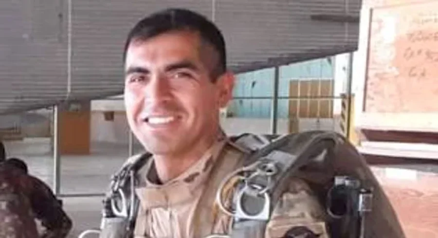 El sargento Franco Maizarez, fallecido en el accidente.