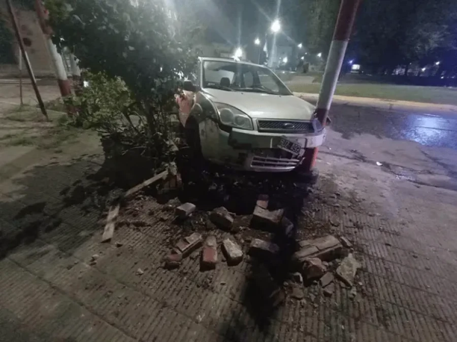 Escenario del accidente de tr&aacute;nsito.