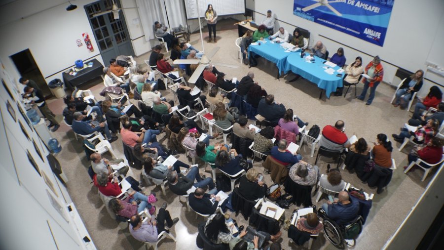 La Asamblea Provincial de Amsafe se realiz&oacute; este mi&eacute;rcoles a la tardecita en Santa Fe.