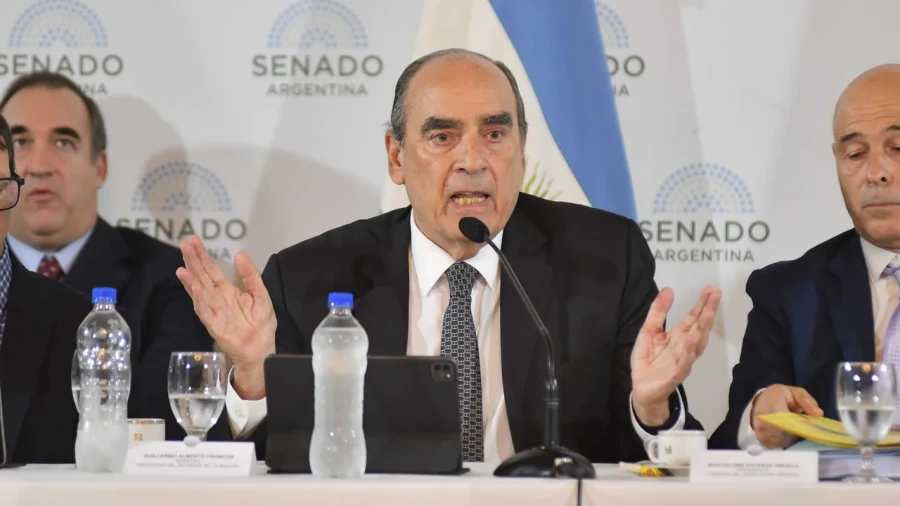 El ministro del Interior, Guillermo Francos.