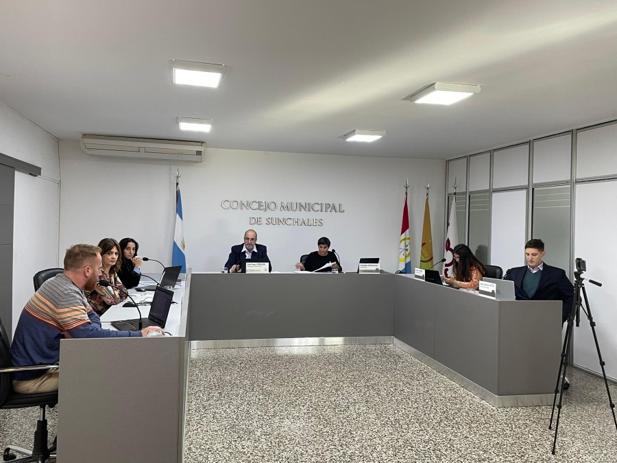 SESI&Oacute;N. Los ediles locales durante uno de sus encuentros ordinarios.