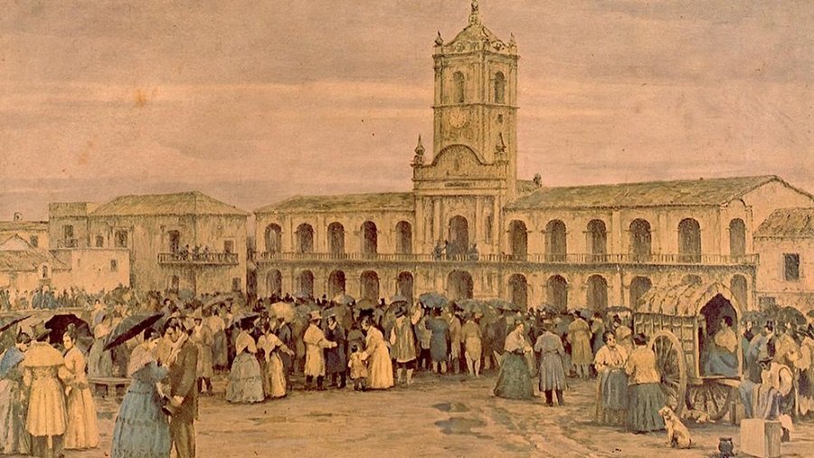 REVOLUCI&Oacute;N. El 25 de Mayo de 1810 fue viernes, un d&iacute;a de lloviznas en Buenos Aires.