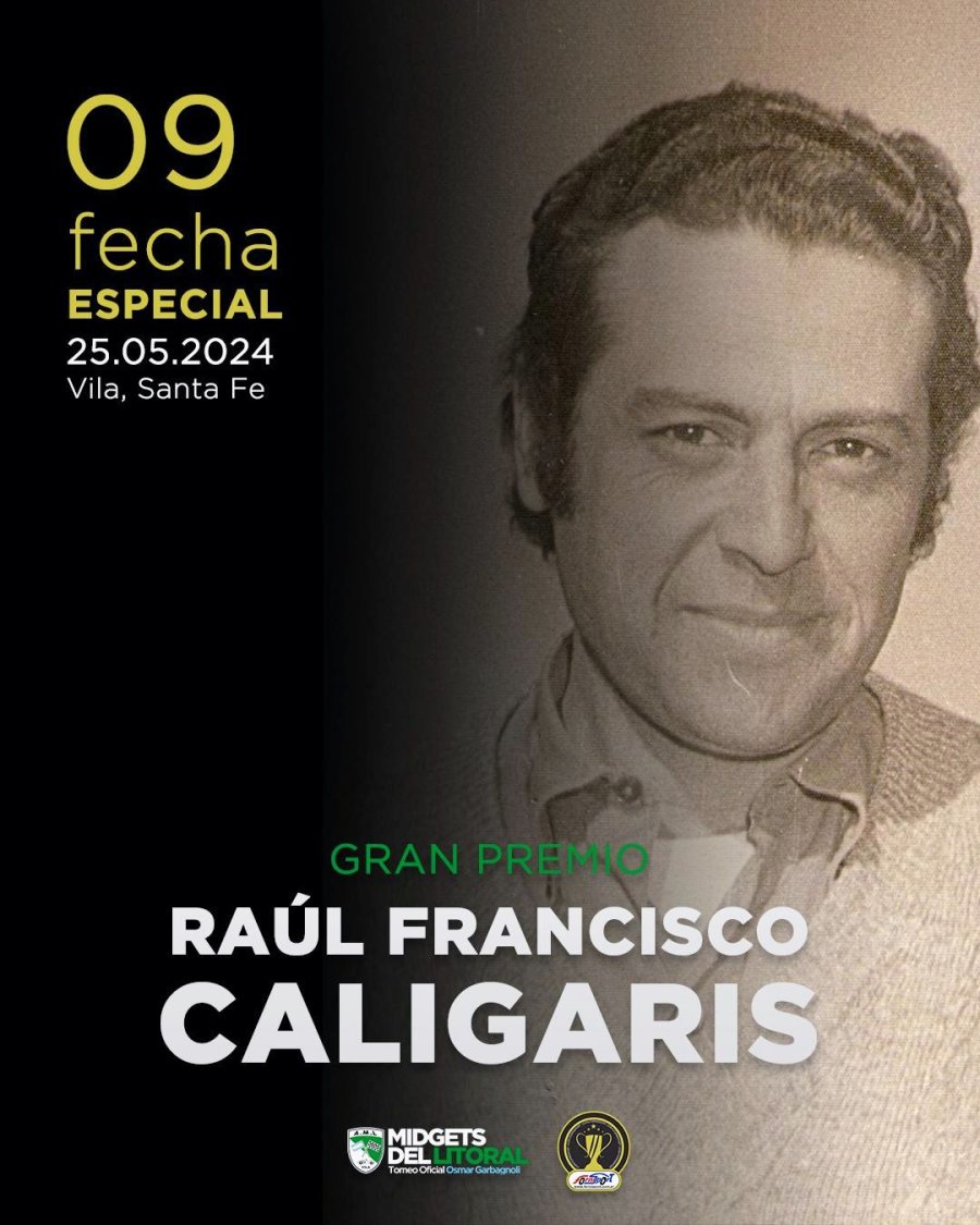 RA&Uacute;L CALIGARIS. El recordado piloto de Ramona.