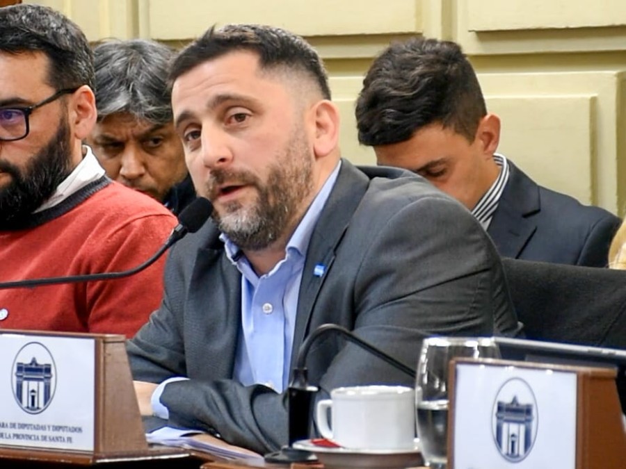 El diputado provincial Mariano Cuvertino (Unidos para Cambiar Santa Fe).