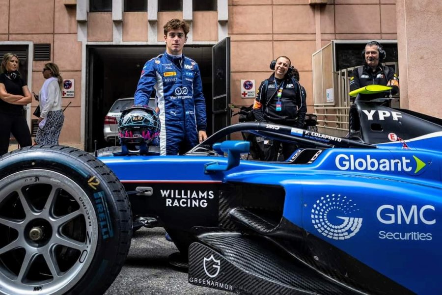 Franco Colapinto ocup&oacute; el quinto lugar en otra interesante labor en el sprint de la F2.