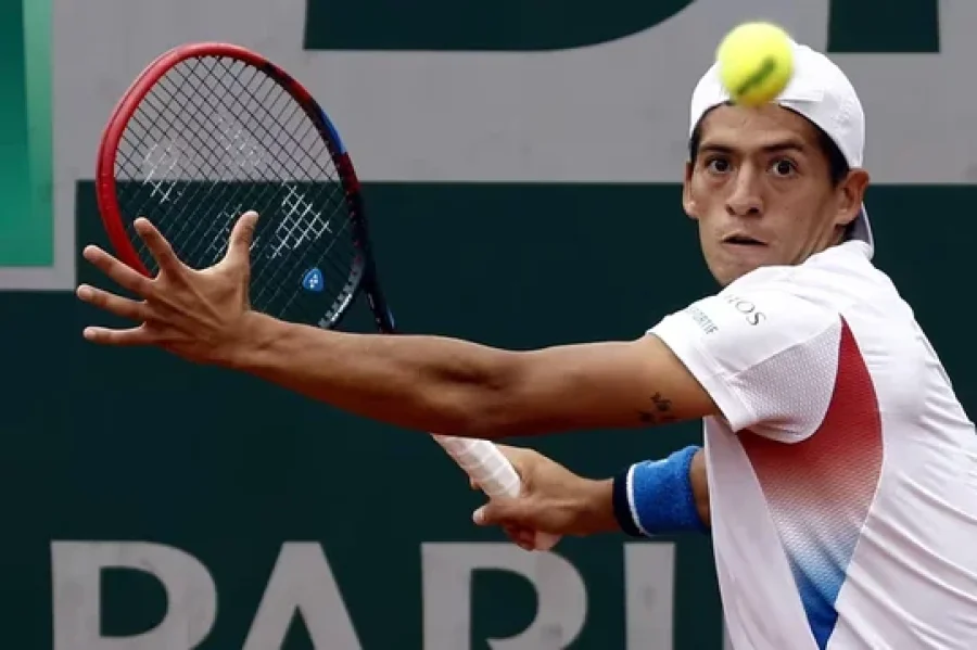 Sebasti&aacute;n B&aacute;ez le gan&oacute; en cinco sets al brasile&ntilde;o Gustavo Haide