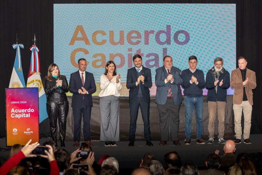 Pullaro y Poletti presentaron el plan de obra p&uacute;blica para la ciudad de Santa Fe.