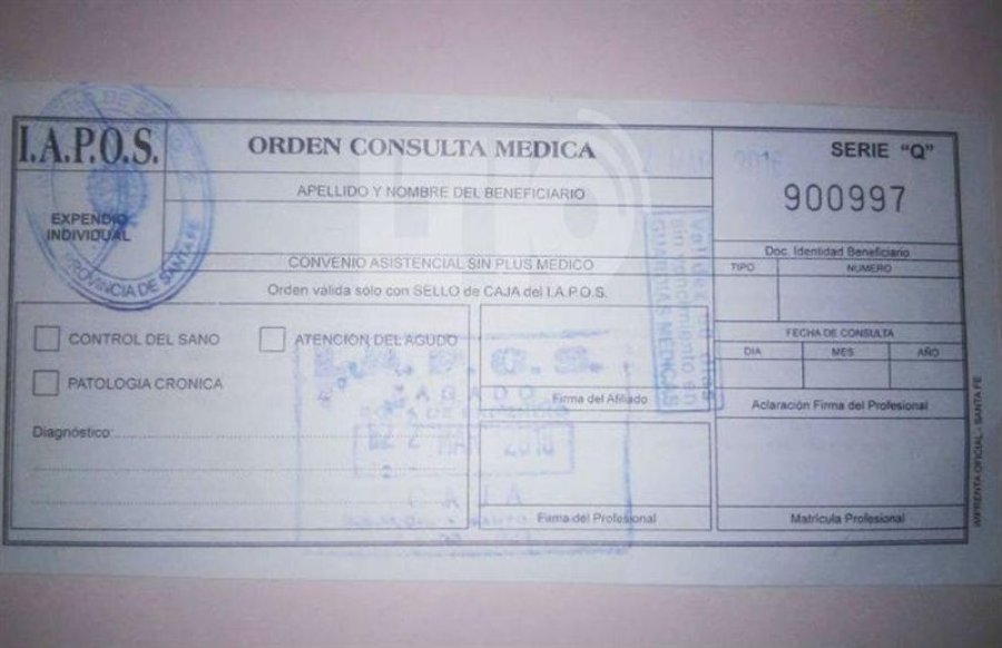 INCREMENTOS. Iapos dispuso un aumento en las &oacute;rdenes de consultas y en todos los coseguros.