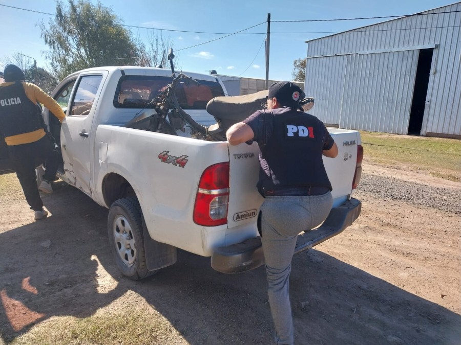 El motoveh&iacute;culo fue llevado a San Antonio y fue secuestrado por la PDI.