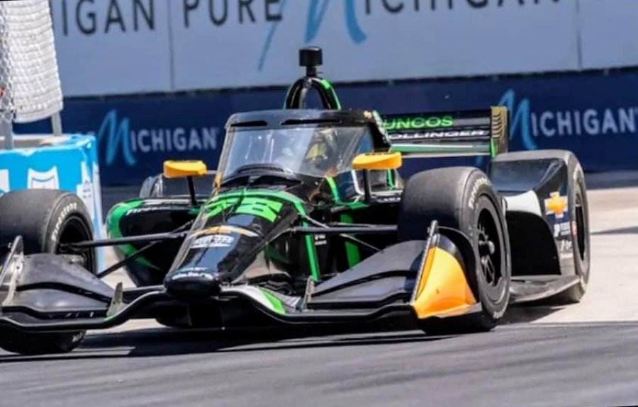 Agust&iacute;n Canapino ocupar&aacute; el 18&deg; lugar en la grilla de la carrera de este domingo en Detroit.