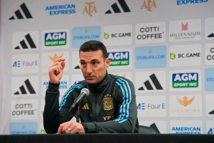 El entrenador del seleccionado nacional Lionel Scaloni