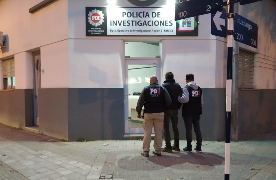 La sede de la Polic&iacute;a de Investigaciones (PDI) local en Chacabuco e Ituzaingo.