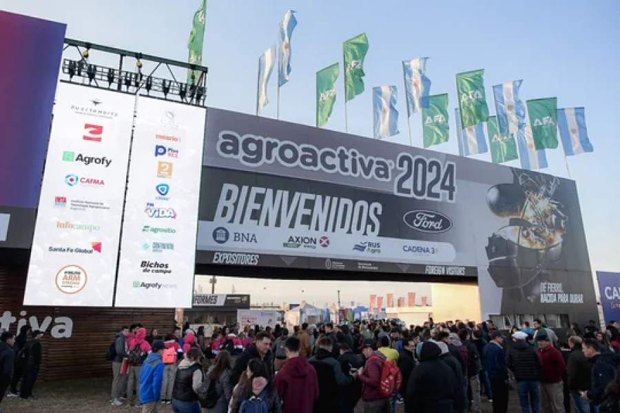 Agroactiva abri&oacute; sus puertas ayer, pero hoy inaugura oficialmente con la presencia de Milei y Pullaro, entre otros.