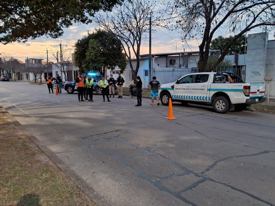 Imagen panor&aacute;mica del operativo m&oacute;vil.