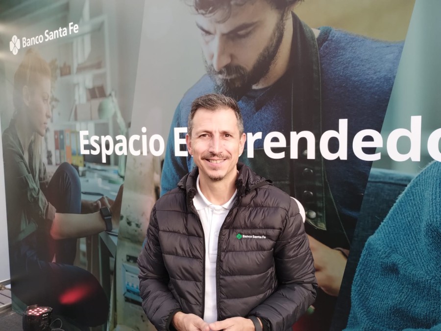 OPTIMISTA. Fernando Baracat destac&oacute; la apuesta del sector y resalt&oacute; el rol de la entidad bancaria