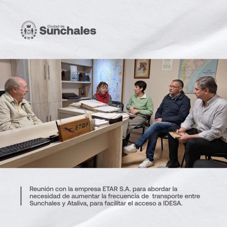 EN RAFAELA Horacio Michelod recibi&oacute; a representantes de Sunchales y Ataliva.
