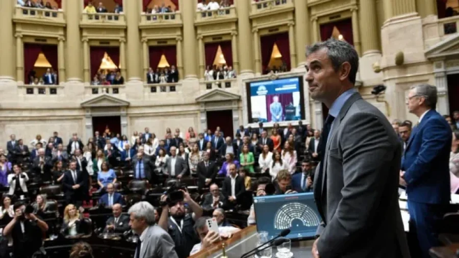 El presidente de la C&aacute;mara de Diputados, Mart&iacute;n Menem.