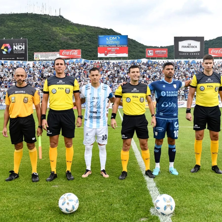 ANTECEDENTE./ Este a&ntilde;o arbitr&oacute; a Atl&eacute;tico cuando visit&oacute; a Gimnasia y Tiro de Salta.